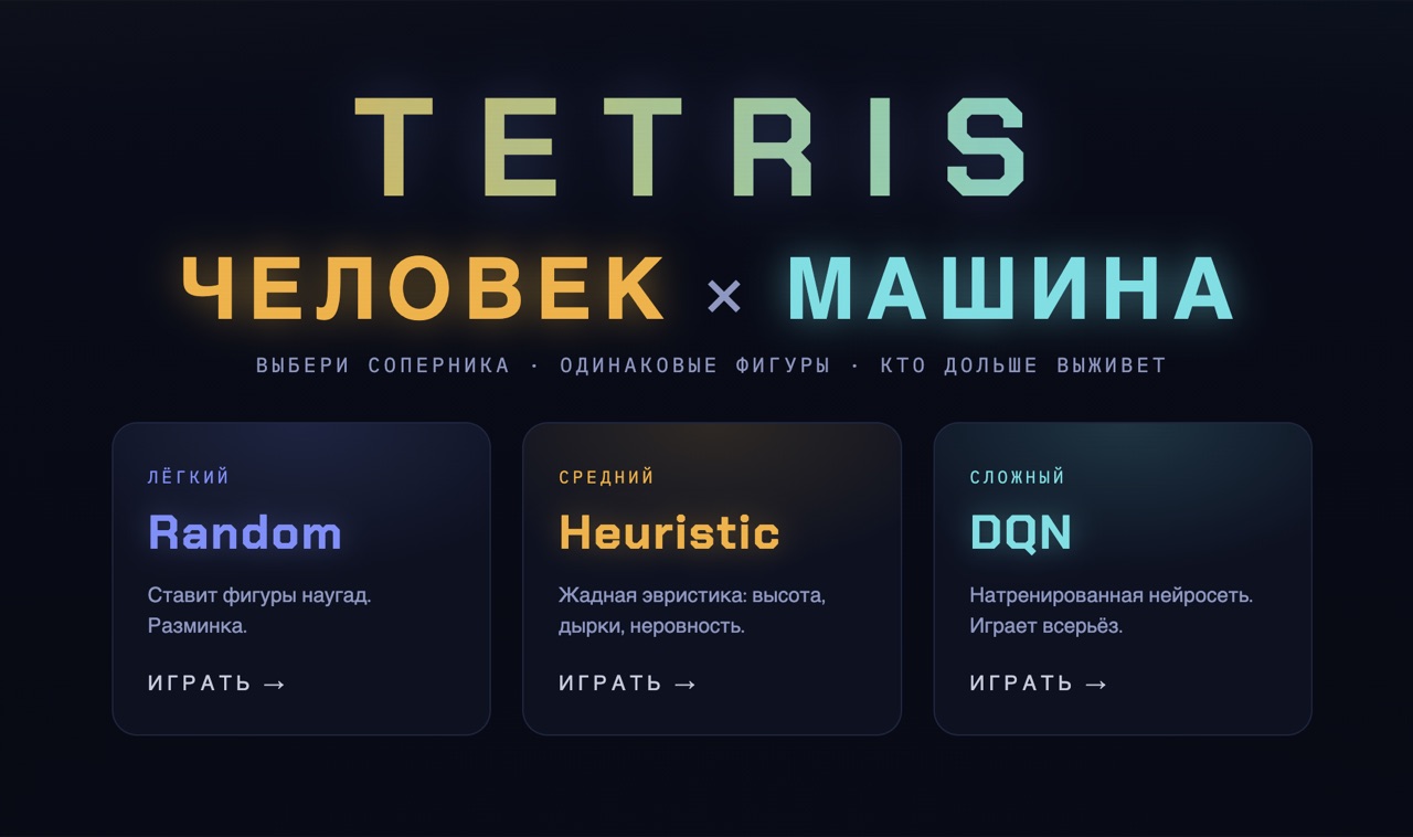 Скриншот продукта Tetris RL